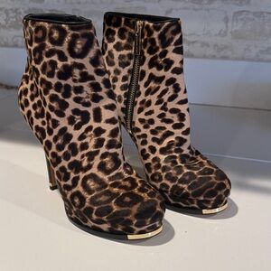 Michael Kors Leopard Print Ankle Booties